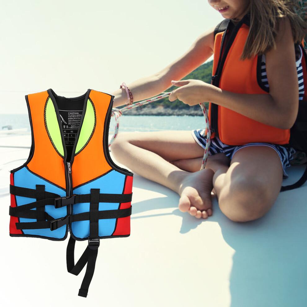 Youth Swim Vest, Buoyancy Support for Safe Learning, Durable Materials Waterproof & Floats on Water, for Water Parks, Swimming, Beaches, Snorkeling (S