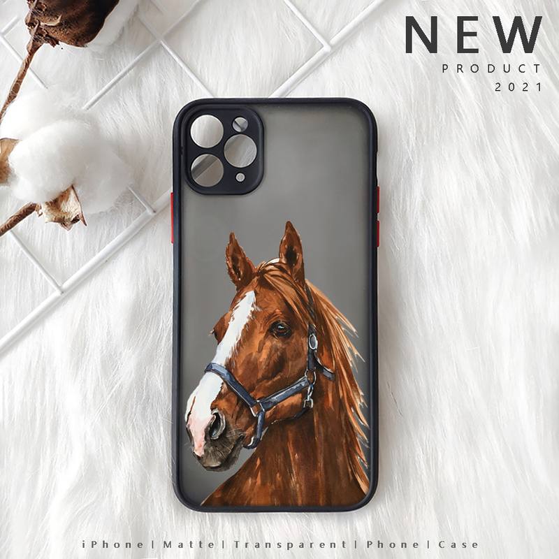 

Чехол для телефона Frederik Great Horse Art для iPhone 12 11 8 7 plus mini x xs xr pro max, матовый прозрачный чехол iPhone11pro