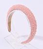 3cm Width Crystal Luxury Girl's Handmade Beaded Hairband Braided Rhinestone Bead Headband