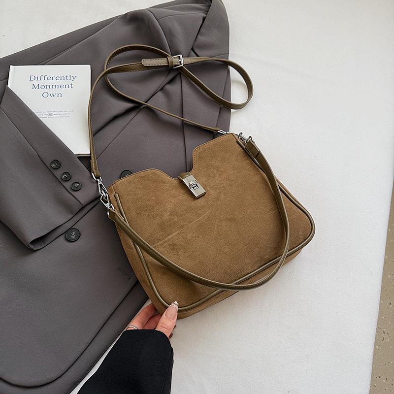 2025 Vintage Matná Minimalistická Velkokapacitní Taška Přes Tělo/Taška Přes Rameno