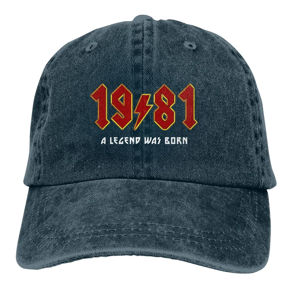 Who Still Rock Baseball Caps Peaked Cap 1981 40th Anniversary Sun Shade Hats for Men
