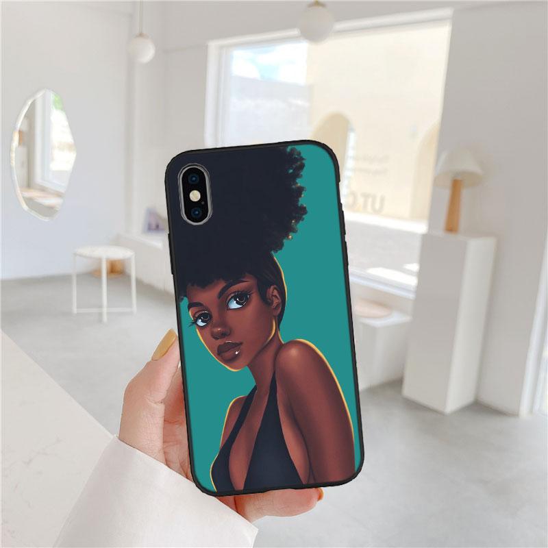 PP11 Black Girl Magic Phone Case for Samsung Galaxy A11 A12 A13 A15 A52S A53 A55 A56 A70 A71 A72 A73 F06 F16 F56 S10 Plus S10e