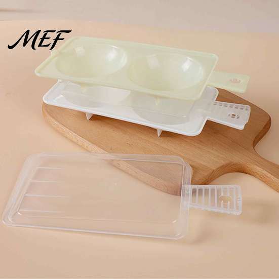 Portable Kitchen Accessories Dual-Cavity Microwave Egg Poacher, Cooker Steamer with Lid Nonstick Handle, Poaching Maker, Breakfast Gadget Heat