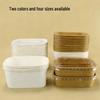 Disposable Rectangular Plastic Food Containers with PET Dome Lids, 300-Pack