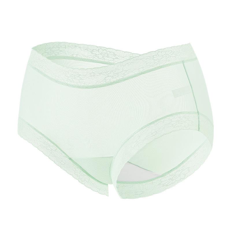 

Invisible and seamless women do not clip the buttocks, cool feeling 10A antibacterial maintenance, light and breathable, widening the bottom crotch l size fits [ 45-65kg ] мятный зеленый