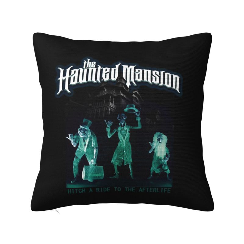 Custom Halloween Haunted Mansion Pillow Case 40x40cm Cushion Cover Decoration Salon Square Pillowcase