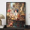 DIY Diamond Painting The Princess Who Reads Books Cross Stitch Kit Mosaic Art Diamond Painting Full Circle Diamond Home Decoration