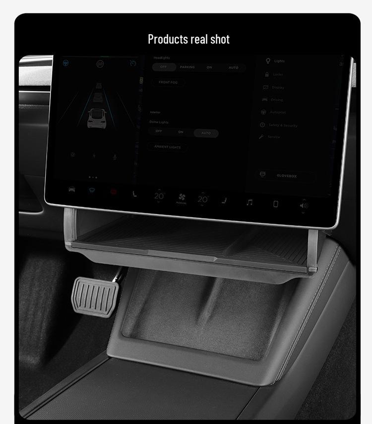 Tesla Model 3 Silicone Pad for Center Console Storage Box - Interior Decoration Accessory