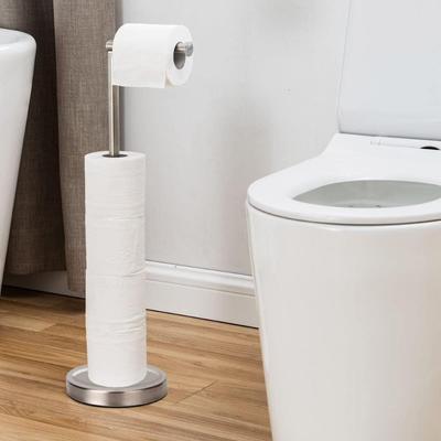 Freistehender Toilettenpapierhalter Ständer Große Papierrolle Bodenständer Taschentuch Aufbewahrungsregal Schlafzimmer