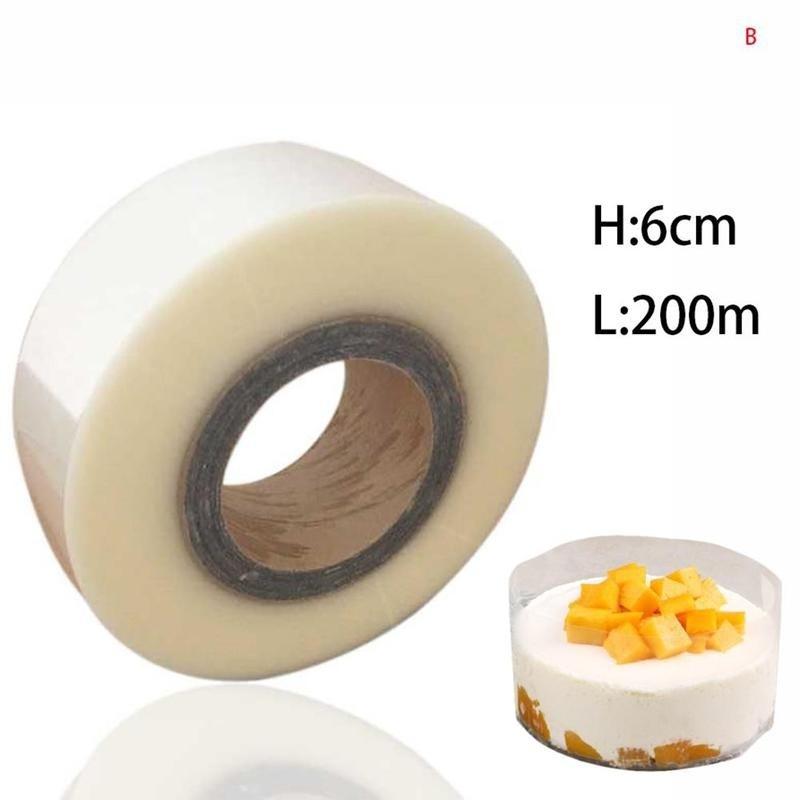 200M Mousse Cake Transparent Membrane Baking Surrounding Edge Tape