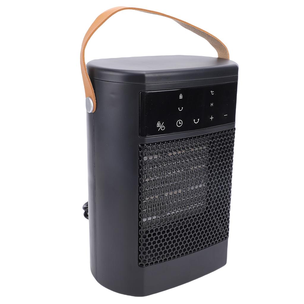 1500W Portable Desk Heater with Digital Display, Home Electric Space Heater with PTC Ceramic Fast Heating, 20 45