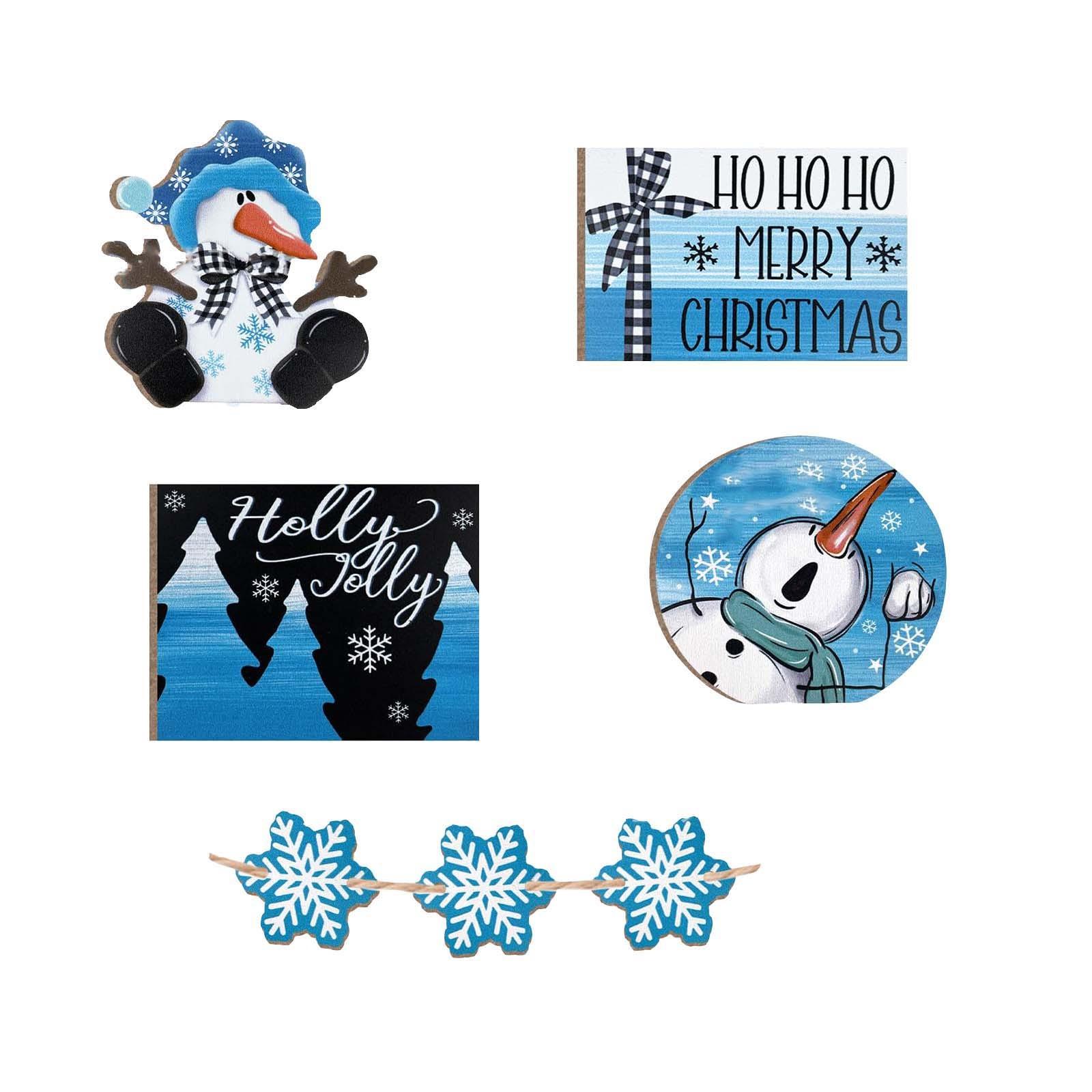 

3D Поднос Декоративные Украшения Рождественский Снеговик Настенный Декор Настенный Рождественский Праздничный Домашний Декор One Size