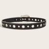 Trendy European & American Sequined Rhinestone Leather Belt