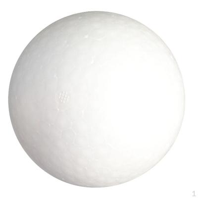 Foam Beads Balls, Polystyrene , Balls Craft Supplies, White