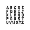 Lausatek Alphabet A-Z Balloon Set, Black Letter Balloons for Birthdays, Parties, Events, and Photography (26 Pieces)