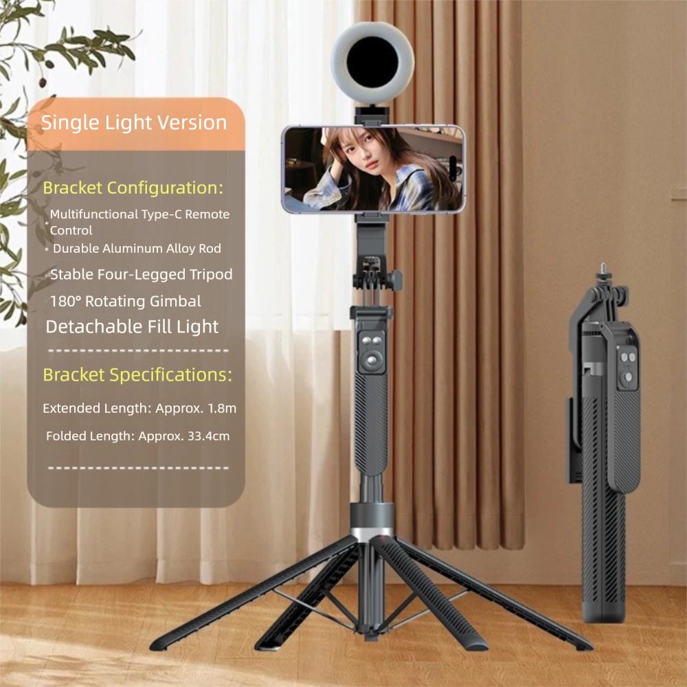 Aluminum Alloy Bluetooth Selfie Stick Auto Face Tracking Camera Stand Handphone Stabilizer Phone
