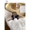 Vintage Polka Dot Bow Large Hair Claw Luxury Shark Clip Women Back Head Hair Accessories
