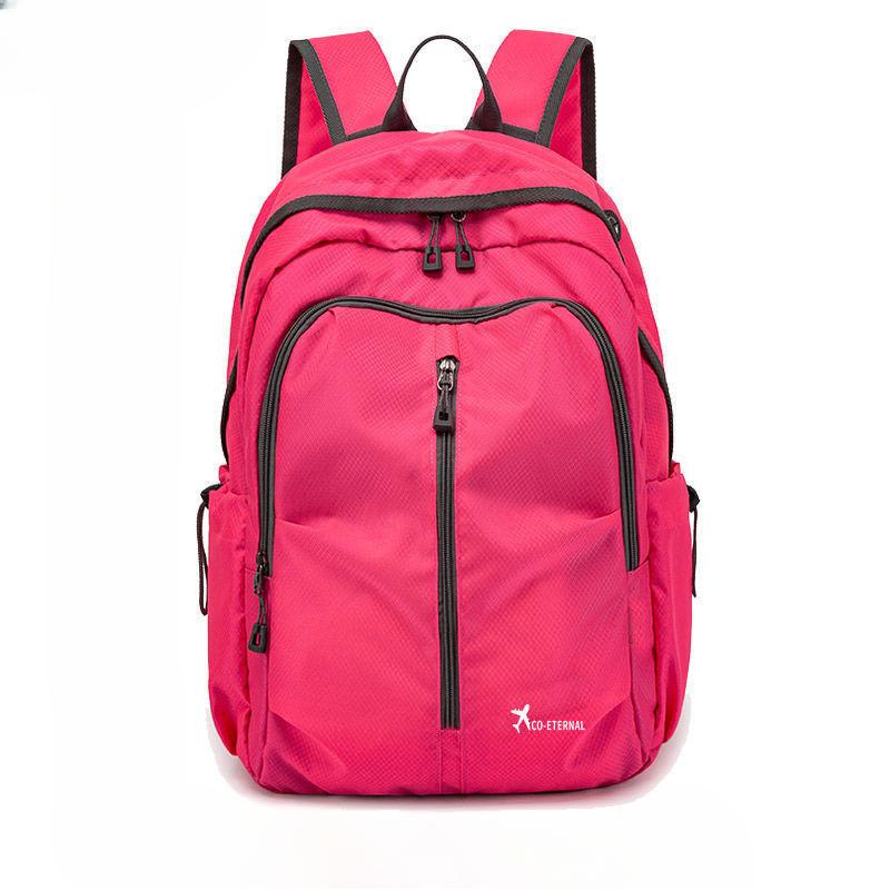 Großvolumiger Faltbarer Leichter Outdoor-Reiserucksack Schlicht Business Wasserdicht Schüler Make-up Kurs Schultasche