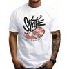 European Sizes Casual Streetwear Style unisex'S T-Shirt Skateboard Los Angeles Graphic Design Summer Wear for Skate Enthusiasts