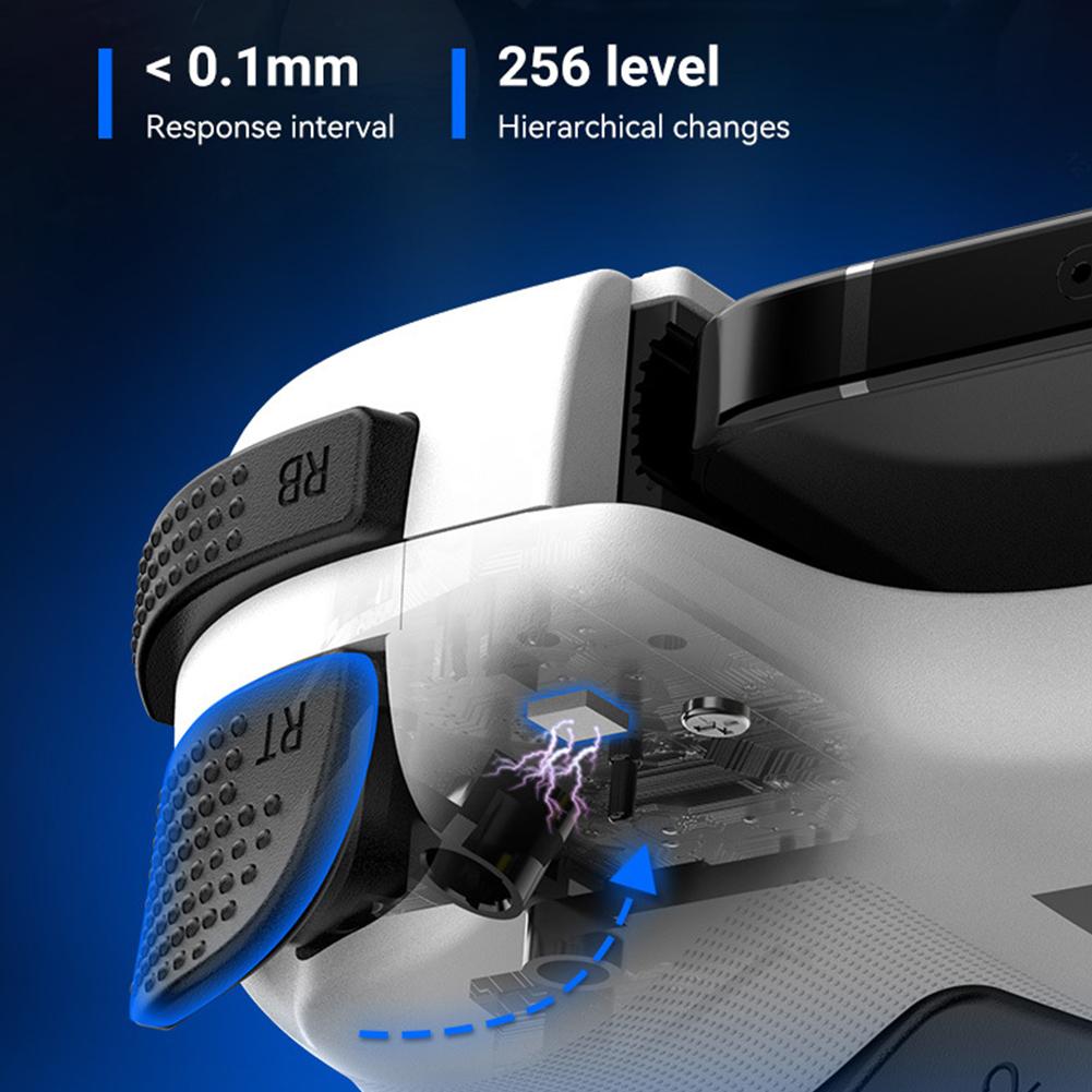 D11S Mobile Phone Gamepad Hall Trigger BT 5.2 Extendable Gaming Controller Support Turbo/Dual Vibration for Android/SWITCH/IOS