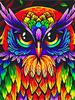 5d Diamond Painting New Owl Cartoon Full Square/round Embroidery Colorful Bird Animal Mosaic Home Decor