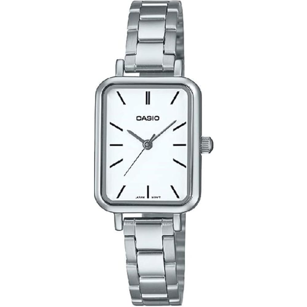 Casio LTP-V009D-7EUDF Analog Women's Watch Silver Stainless Steel Band 30m Water Resistant