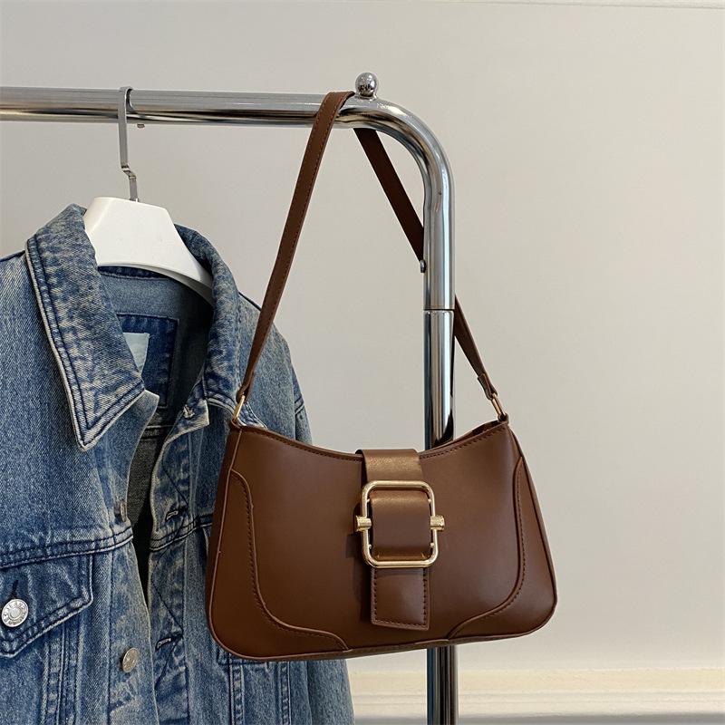 Retro Underarm Bag Women's 2025 New Autumn and Winter Versatile Shoulder Messenger Bag Niche Design Texture Popular Women's Bag