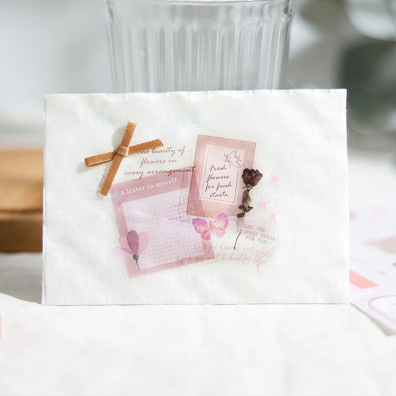Letter Lover Heat Transfer Stickers: Gentle Time Series Planner DIY Gifts & Decorative Art