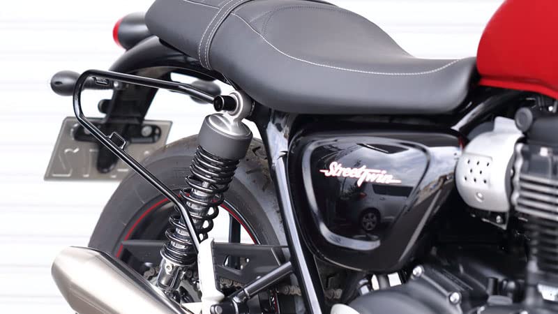 Kijima Motorcycle Parts Side Bag Support, Steel, Right Side, Black, for Honda Bonneville T100/T120 Street Twin ('16-), Model HTR-08005