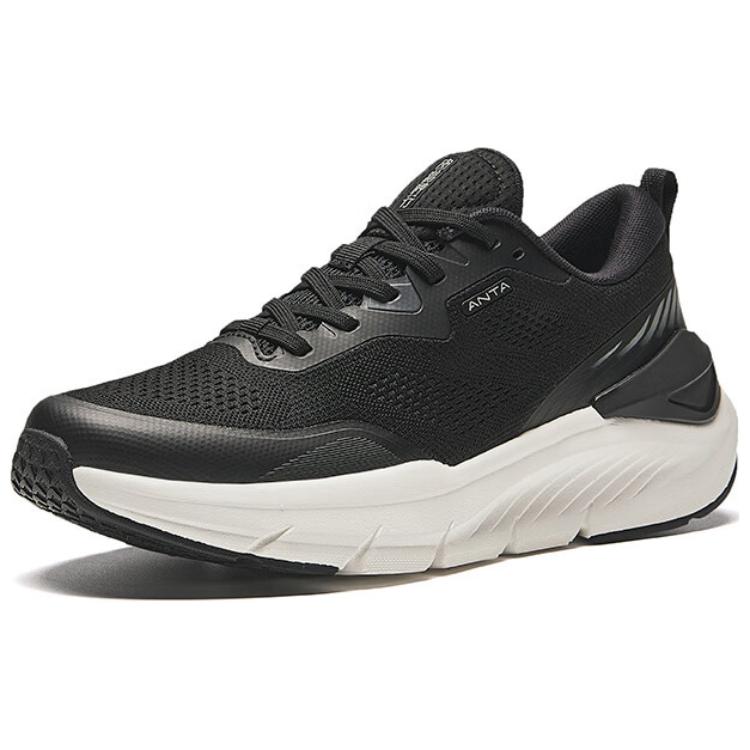 Anta Shunxing 8 Comfortable Versatile Breathable Lightweight Low-Top Running Shoes Women sneaker Black White 122437718-6