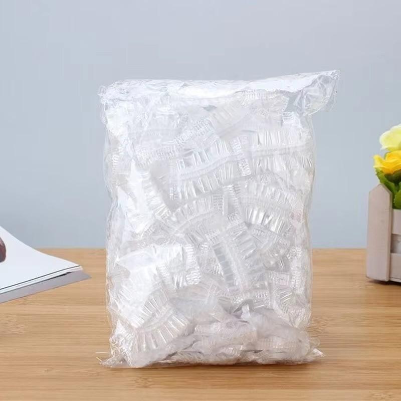 100pcs Transparent Disposable Earmuffs For Shower Waterproof Earplugs Plastic Earplugs For Hair Dye Shower Covers Ear Protectors