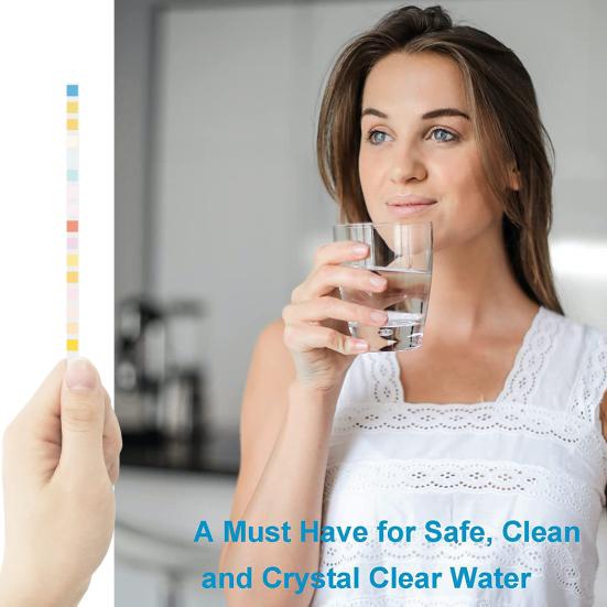 1 Set Water Testing Reagents 17-in-1 Hardness/Copper/Value Alkalinity Hardness Bromine Test Strip