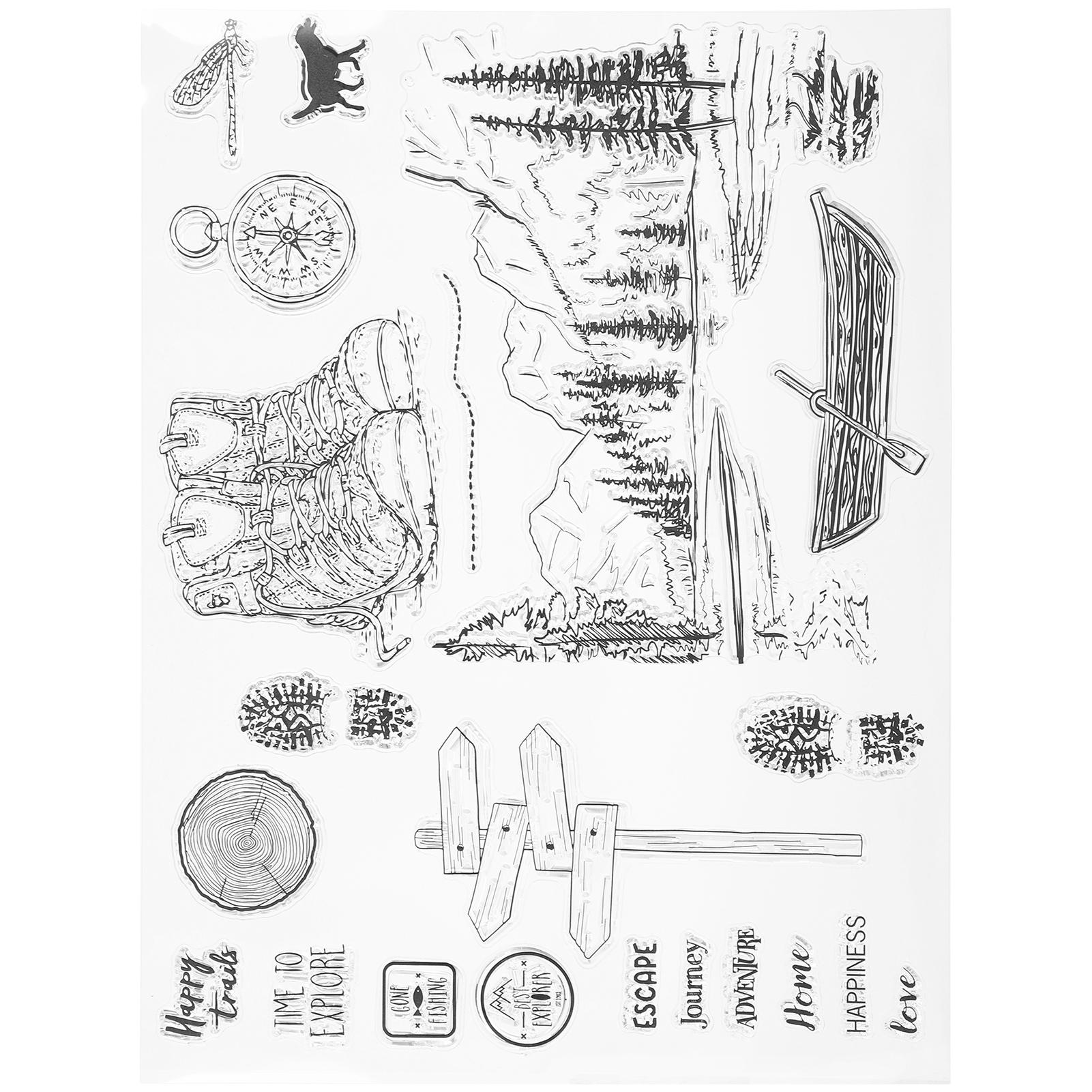 

Прозрачный штамп TPR, прозрачные штампы для изготовления украшений для скрапбукинга своими руками, принадлежности