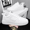 Men's Low-Top Running Shoes Spring 2026 Breathable Casual Sneakers Trendy White Shoes Comfortable Sporty Flat Footwear