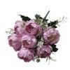 7 Heads Peony Artificial Flowers Multicolor Floral Arrangement Fake Peony Silk Petals Photo Props Simulation Peonies Bouquet