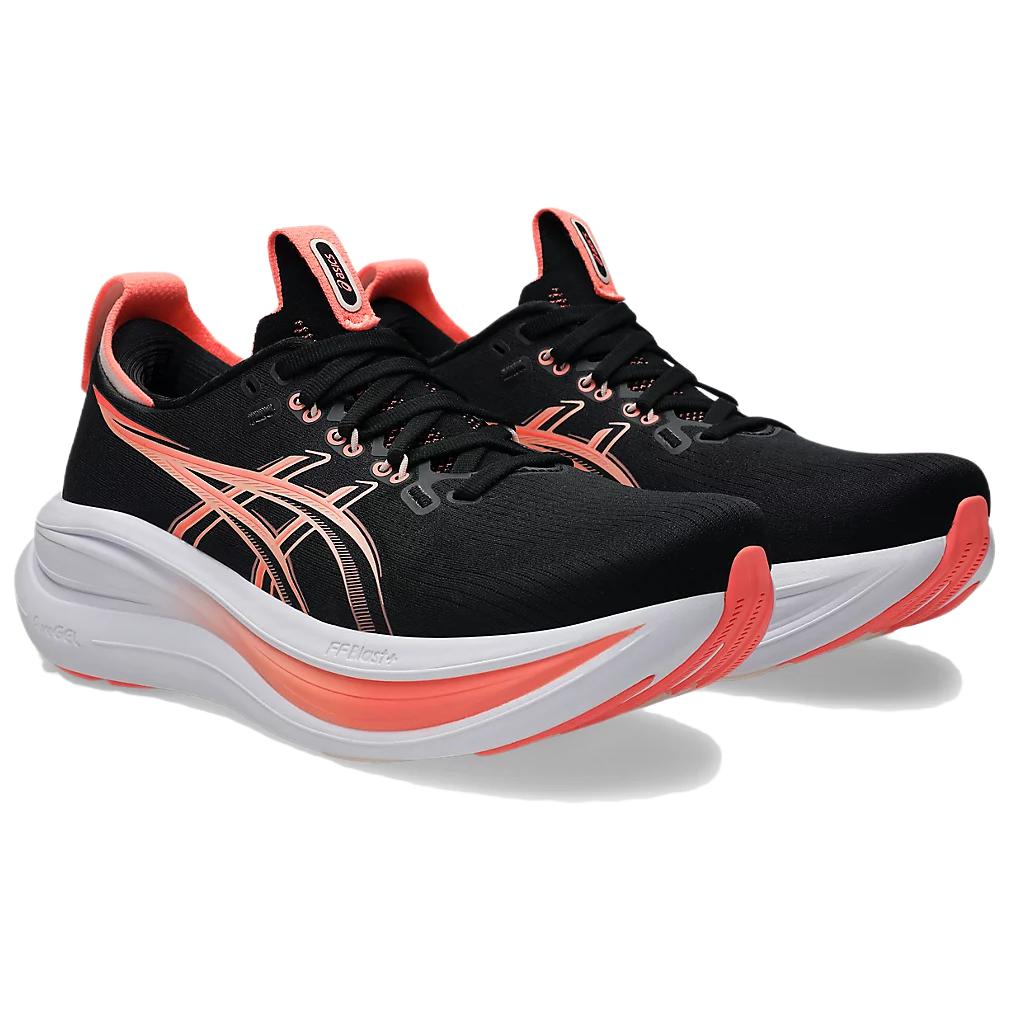 Asics Gel-Nimbus 28 Comfortable Running Shoes Women Sneakers Black 1012B899-003