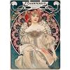 Vintage French Ads Woman Art Poster Portraits Nouveau Alphonse Mucha Canvas Painting Wall Prints Picture Room Home Decor