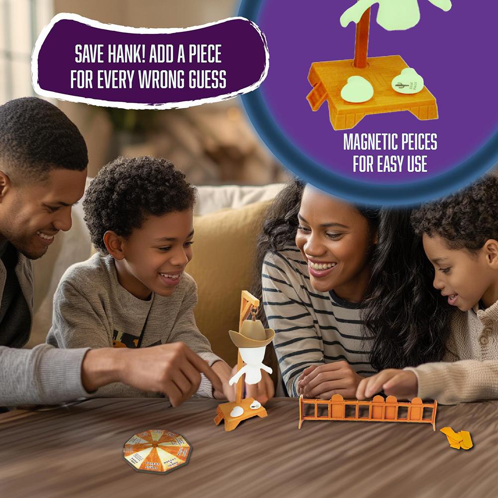 Magnetic Hangman Board Game Fun Word Game for Kids & Adults Family Party Games
