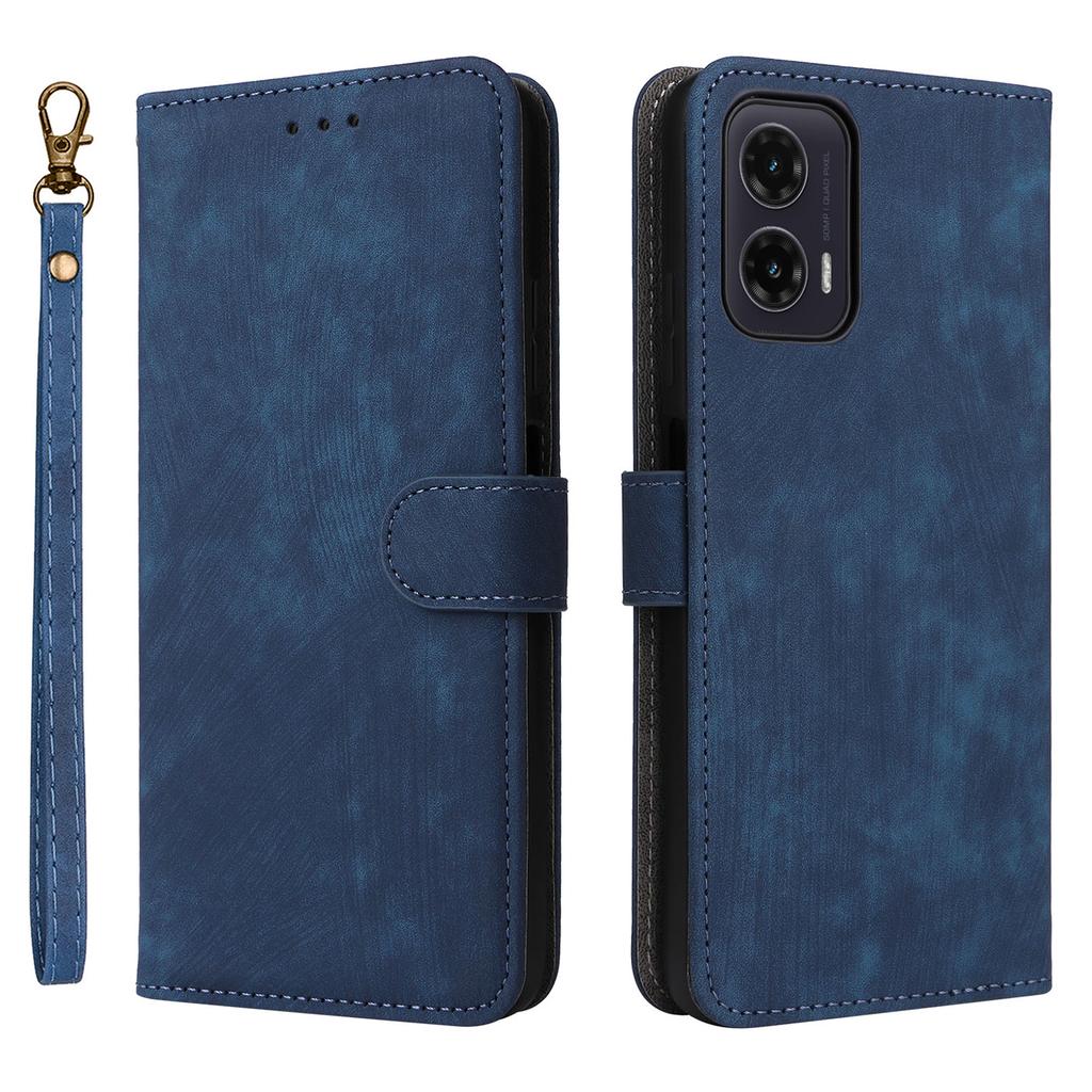 For Motorola Moto G35 5G Wallet Case RFID Blocking PU Leather Cover Stand View