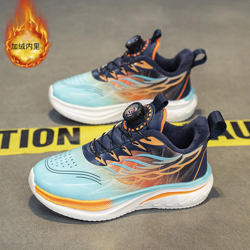 Boys Shoes Mesh Breathable Autumn 2025 New Children's Sports Shoes Physical Education Class Middle School Older Boys Primary School Students