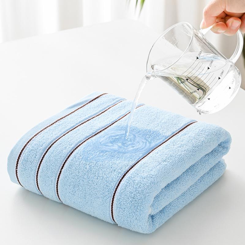 2PCS Luxurious Cotton Towel Set Ultra Soft Highly Absorbent  for Home Bathroom 100% Cotton Suitable for Adults and Children