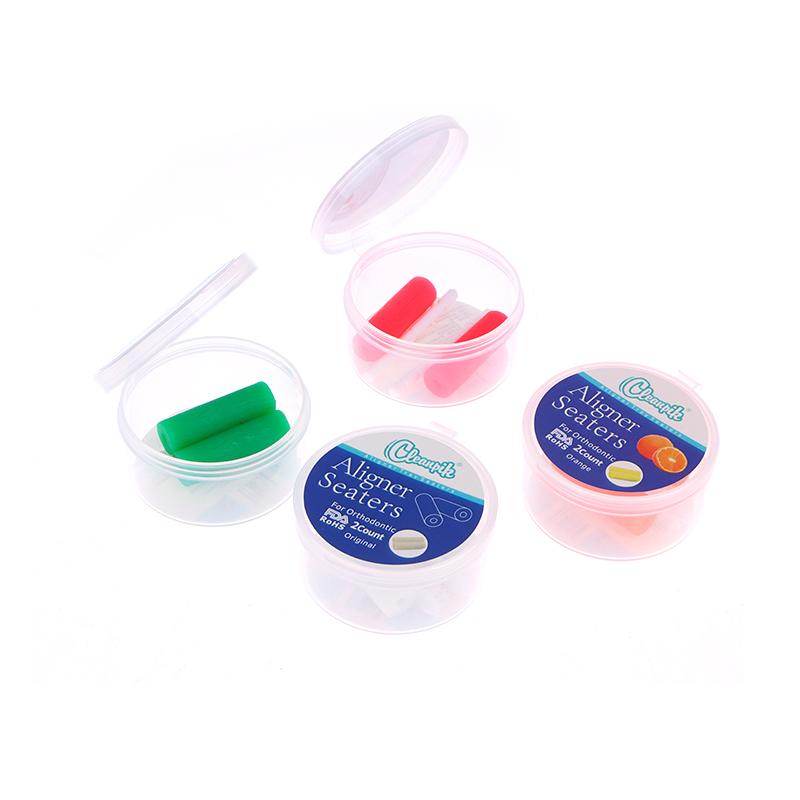 2Pcs Dental Orthodontic Chewies For Invisalign Aligner Chewies With Box