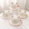 Adorable Mesh Floral Baby Girl Bucket Hat for Spring/Summer