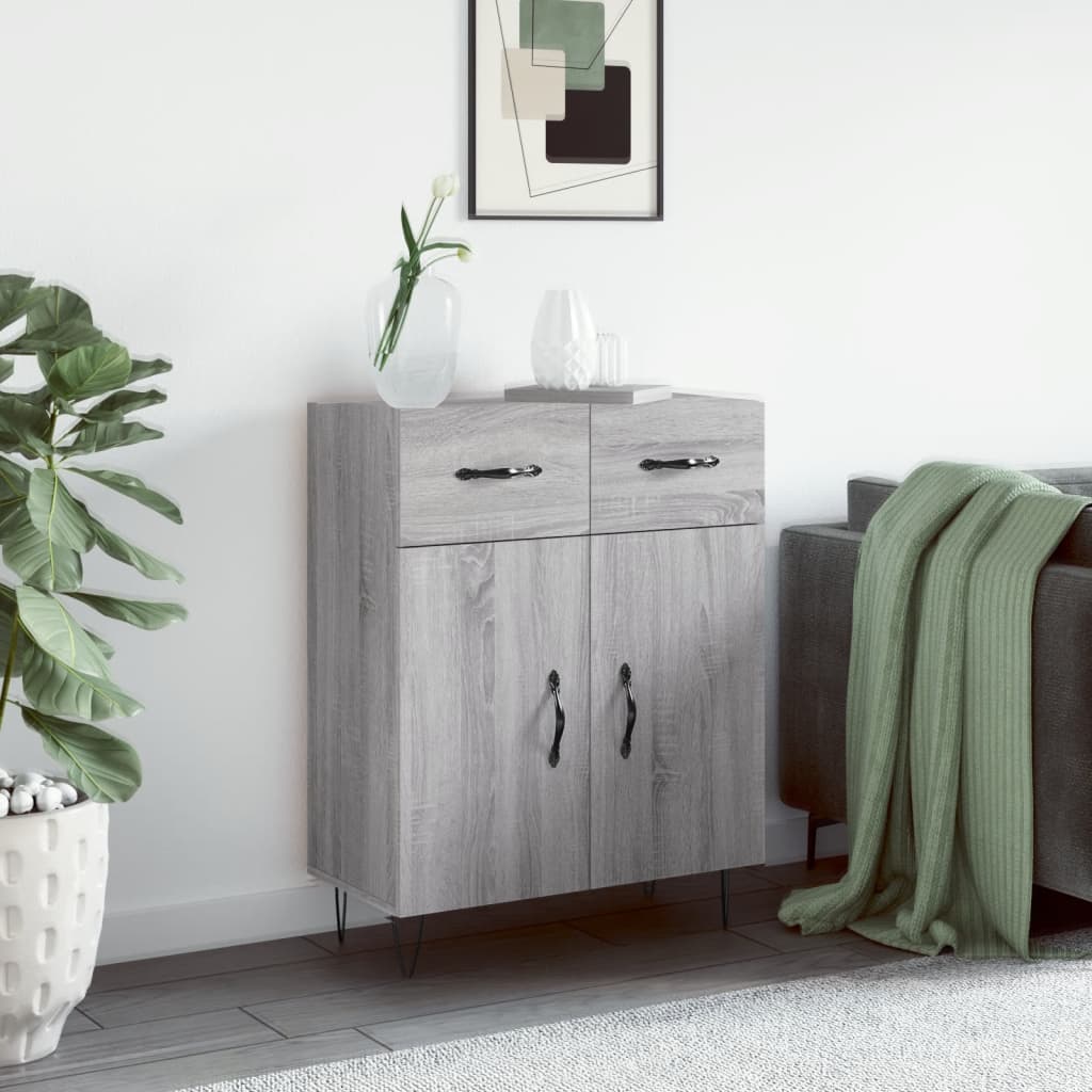 Sideboard Gray Sonoma 69.5 x 34 x 90 cm Particleboard