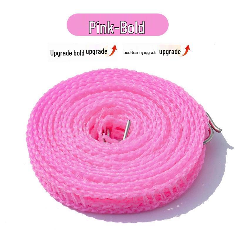 Windproof, Non-slip Clothesline for Outdoor and Travel - Thick, Reinforced, Portable Drying Rope