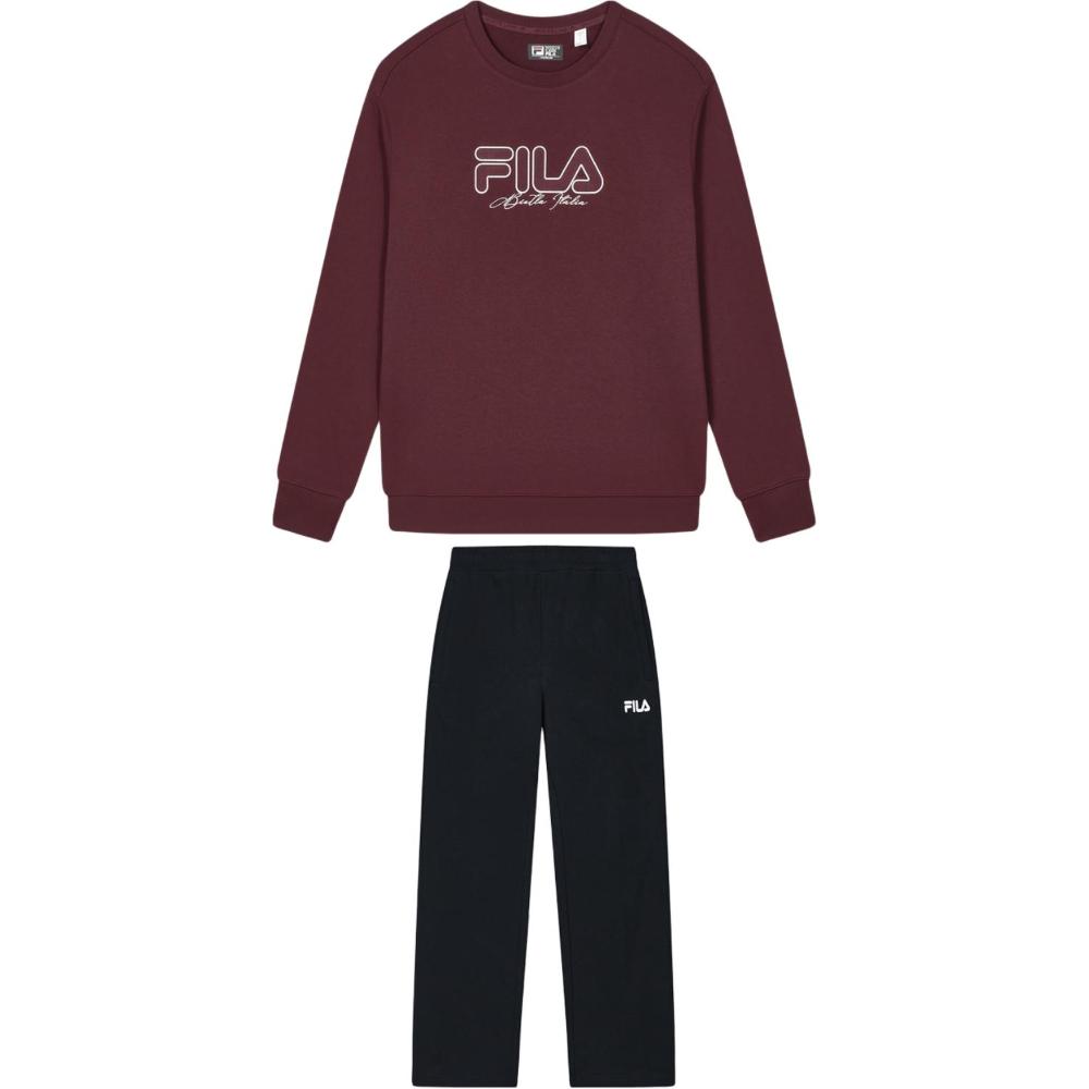 

Новая повседневная спортивная одежда унисекс FILA ORIGINALE F11U439204F-WI+F11M439606F-BK XL