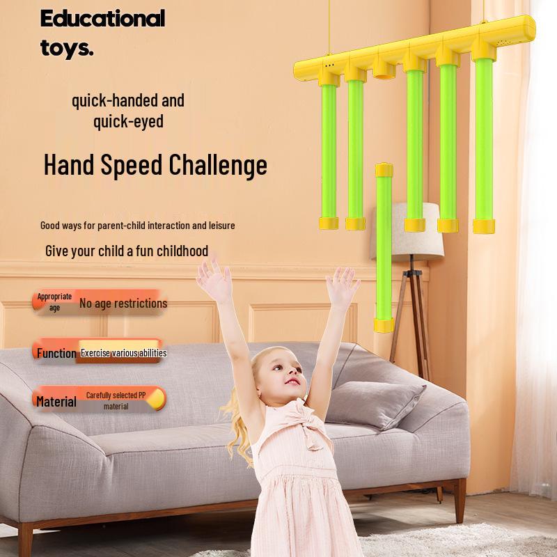 

Quick Reflex Stick Toy for Sensory Integration and Parent-Child Education Single Unit