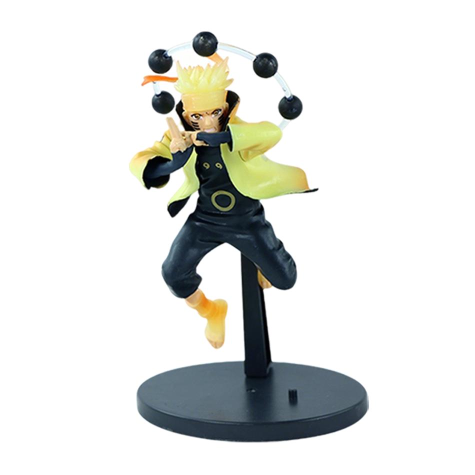 18-20Cm Anime Naruto Sasuke Kakashi Uzumaki Gaara Action Figures Cartoon Pvc Collectiable Model Toys Kids Boys Birthday Gifts
