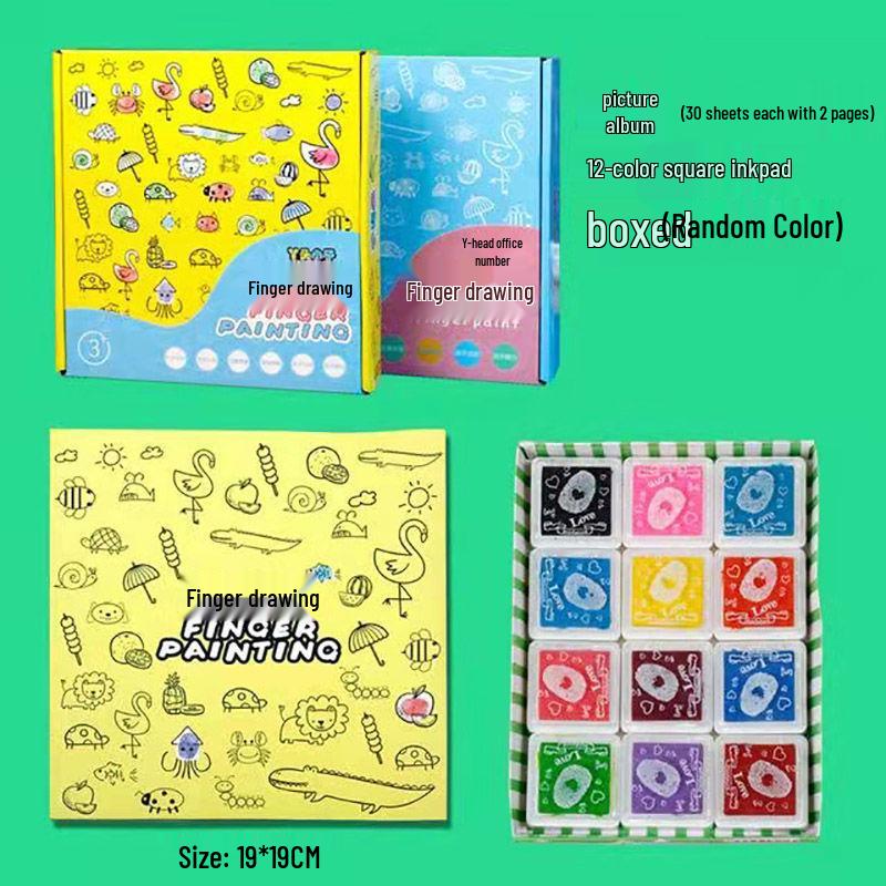 Preschool Art & Craft Materials: DIY, Finger Painting & Coloring Fun Set