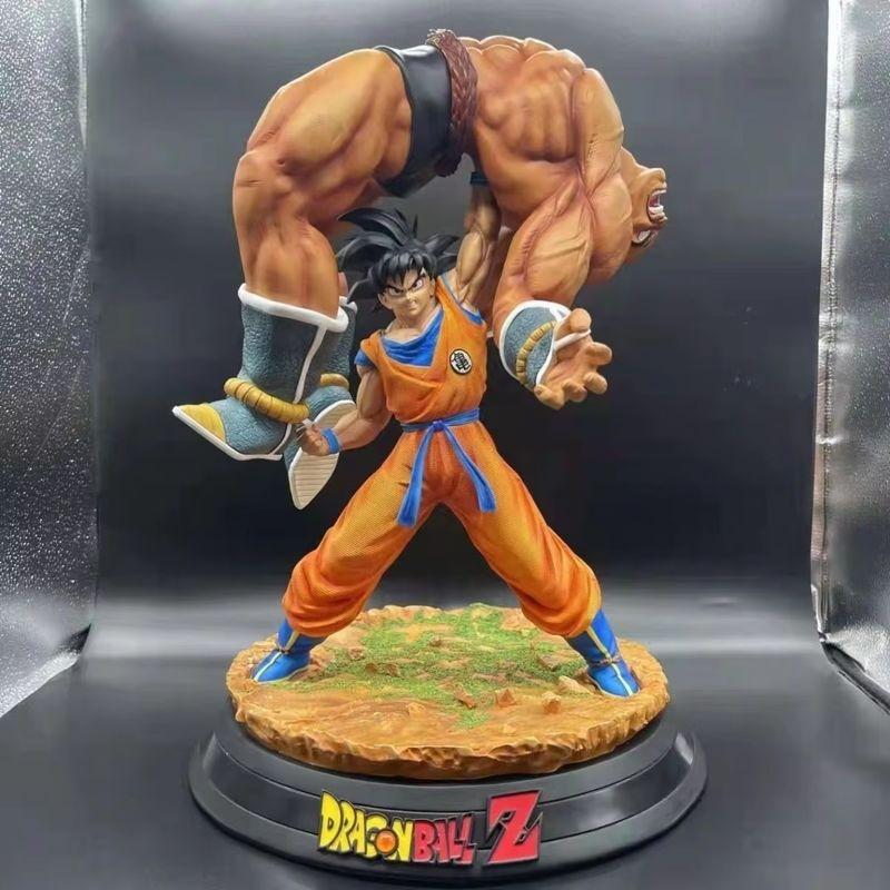 23cm Wukong Lifts Na Ba Cartoon Character Dragon Ball Wukong Upgraded Napa Statue Desktop Ornaments. Pvc Animation Model Toy Set